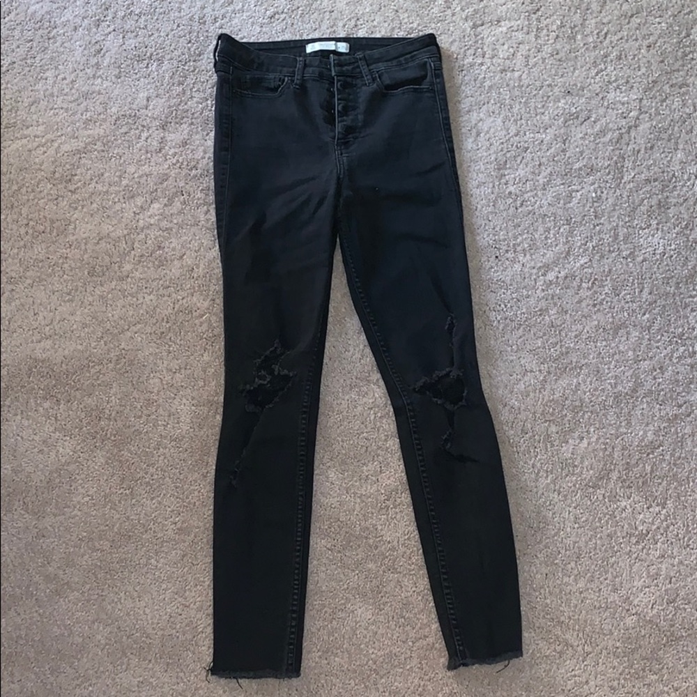Ripped Black Jeans